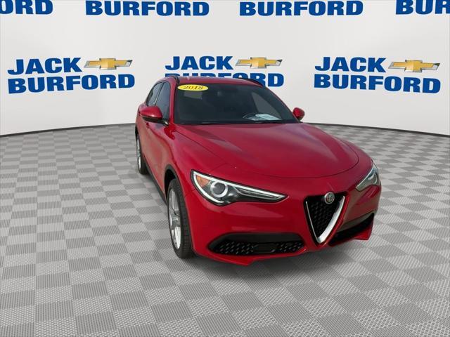 used 2018 Alfa Romeo Stelvio car, priced at $17,000