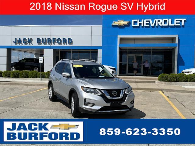 used 2018 Nissan Rogue Hybrid car, priced at $12,000