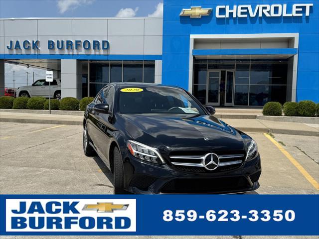 used 2020 Mercedes-Benz C-Class car, priced at $27,500