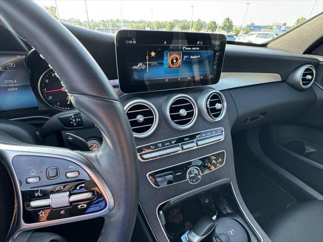 used 2020 Mercedes-Benz C-Class car, priced at $28,000