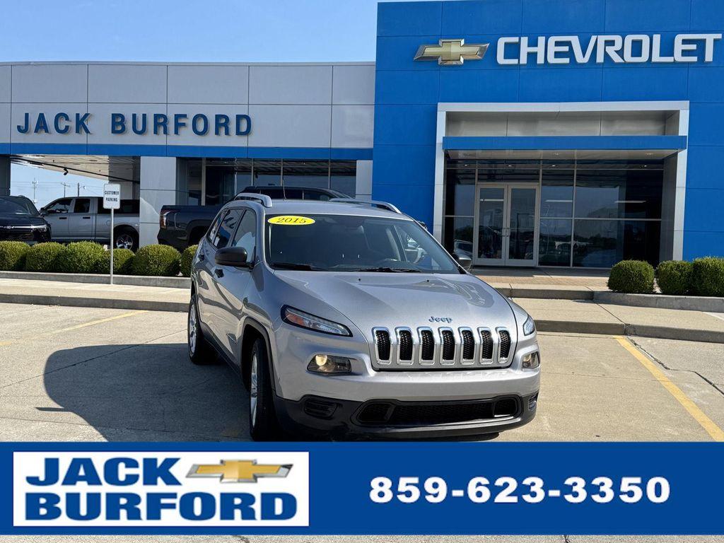 used 2015 Jeep Cherokee car, priced at $8,000