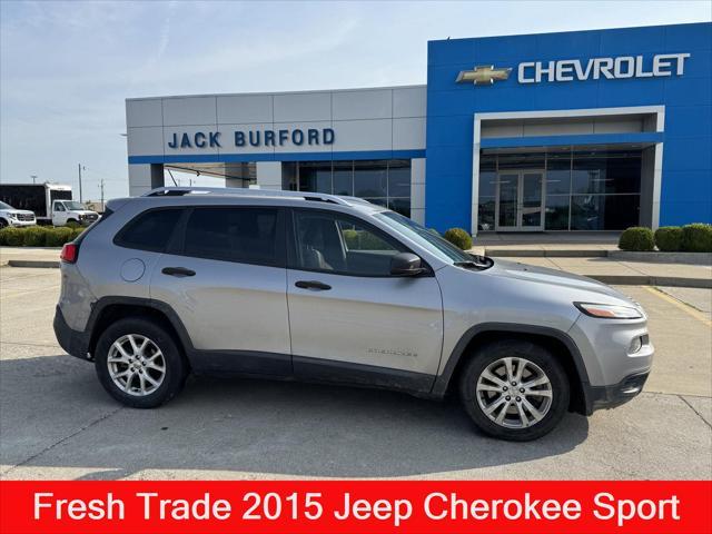 used 2015 Jeep Cherokee car, priced at $9,500