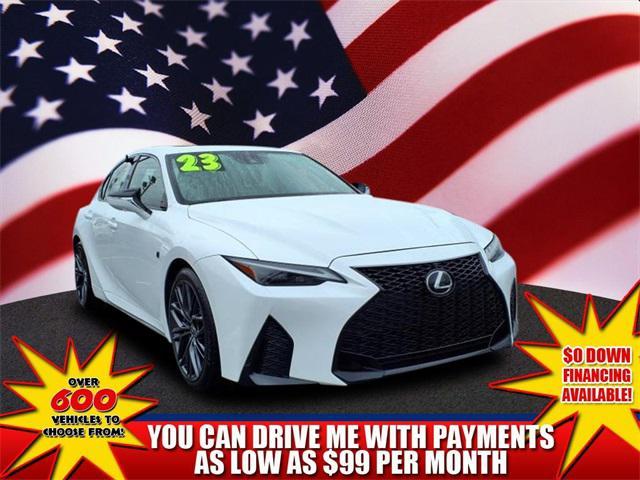 used 2023 Lexus IS 500 car, priced at $46,998