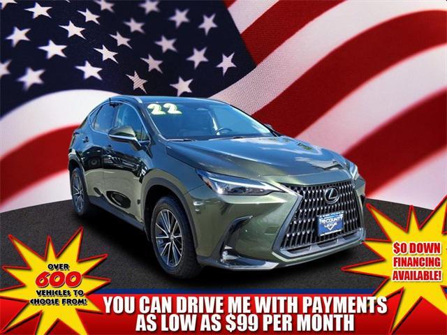 used 2022 Lexus NX 250 car, priced at $30,989