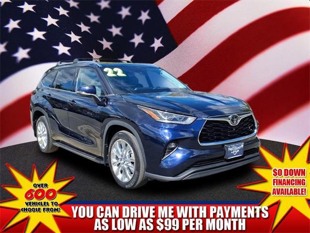 used 2022 Toyota Highlander car, priced at $36,658