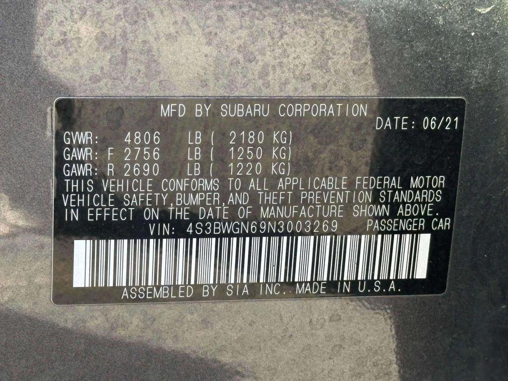 used 2022 Subaru Legacy car, priced at $21,991