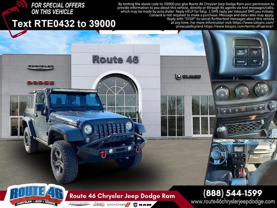 used 2017 Jeep Wrangler car, priced at $19,991