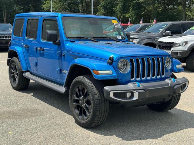 used 2022 Jeep Wrangler Unlimited 4xe car, priced at $34,991