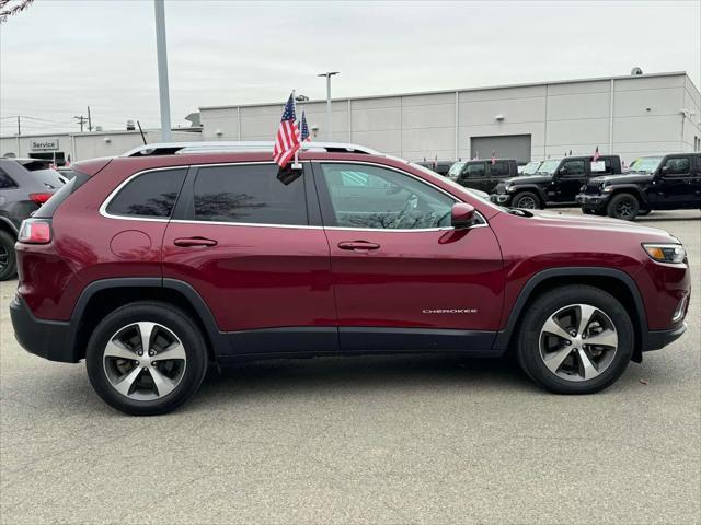 used 2021 Jeep Cherokee car, priced at $21,991