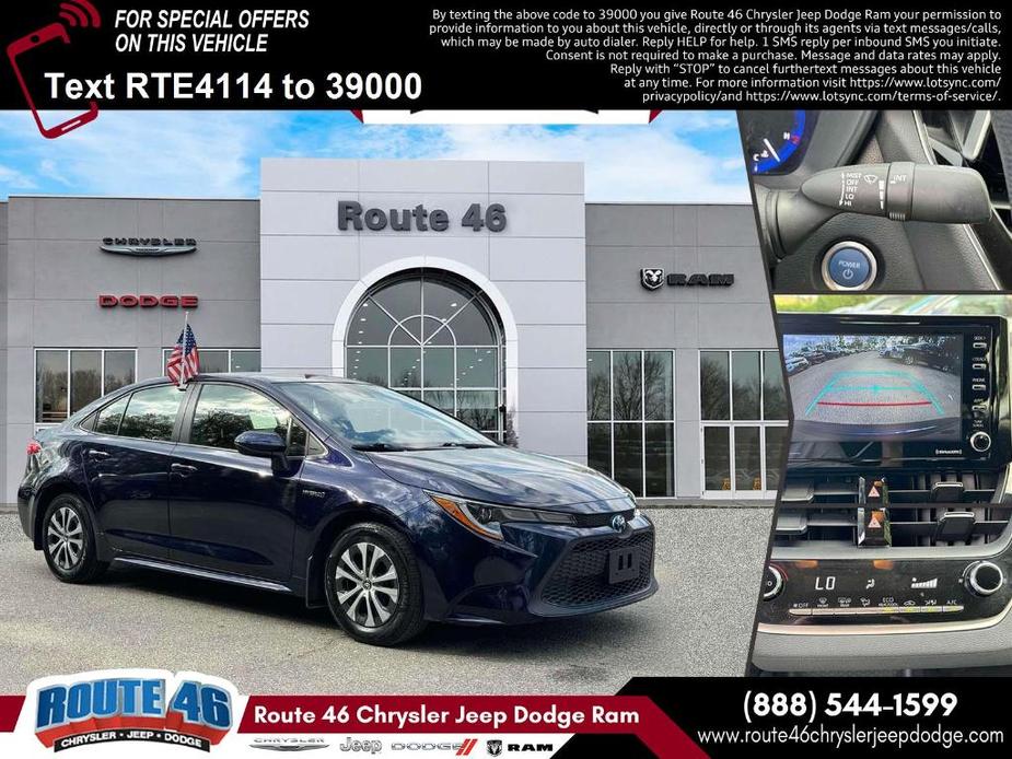 used 2021 Toyota Corolla Hybrid car, priced at $19,991