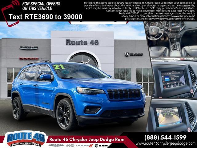 used 2021 Jeep Cherokee car, priced at $16,991