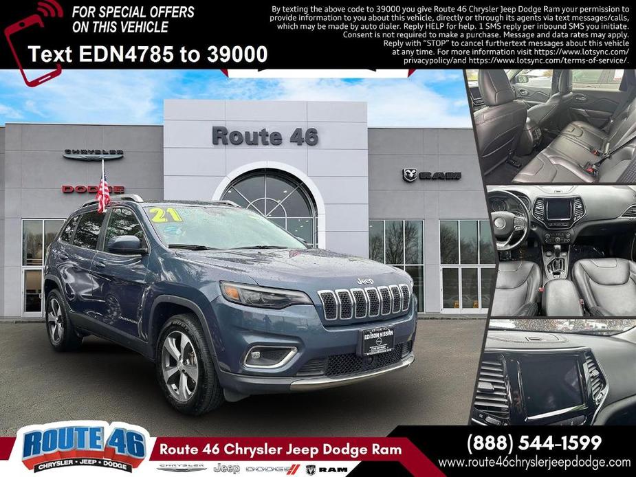 used 2021 Jeep Cherokee car, priced at $22,991