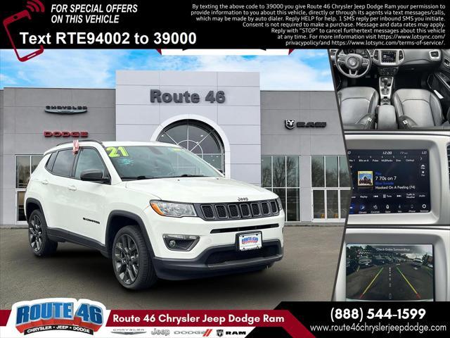 used 2021 Jeep Compass car, priced at $17,991