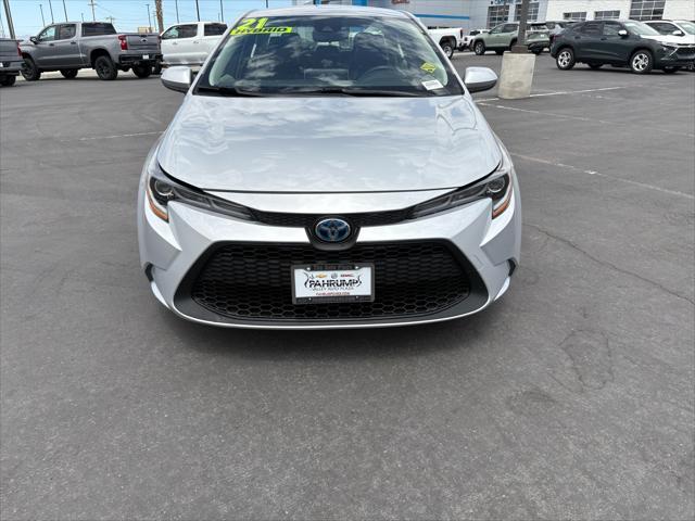 used 2021 Toyota Corolla Hybrid car, priced at $18,095