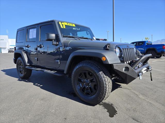 used 2017 Jeep Wrangler Unlimited car, priced at $23,710