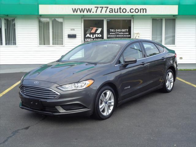 used 2018 Ford Fusion Hybrid car, priced at $13,995