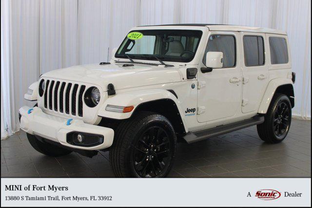 used 2021 Jeep Wrangler Unlimited 4xe car, priced at $30,996