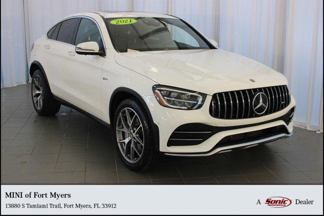 used 2021 Mercedes-Benz AMG GLC 43 car, priced at $42,497