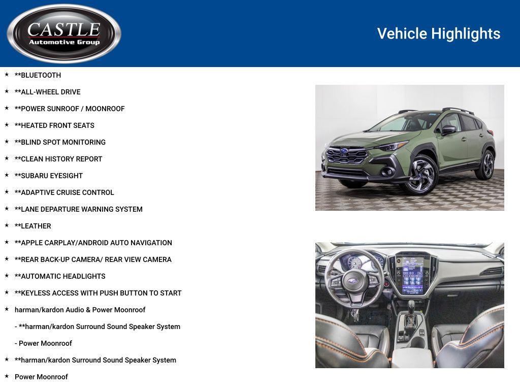 used 2025 Subaru Crosstrek car, priced at $29,677