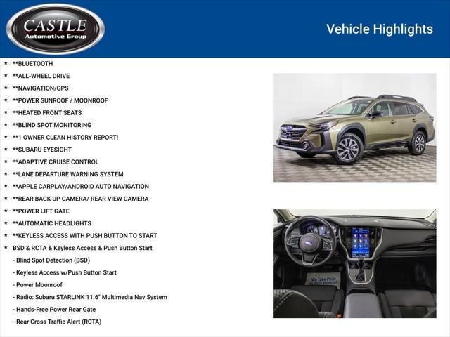 used 2025 Subaru Outback car, priced at $30,477