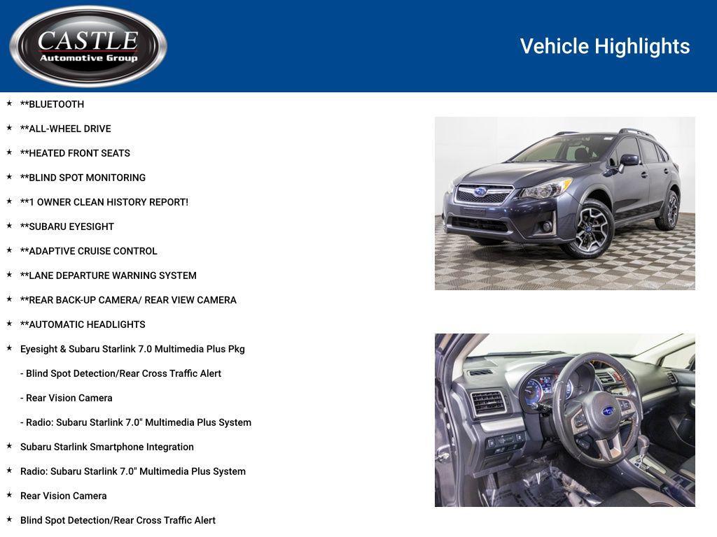 used 2017 Subaru Crosstrek car, priced at $9,977