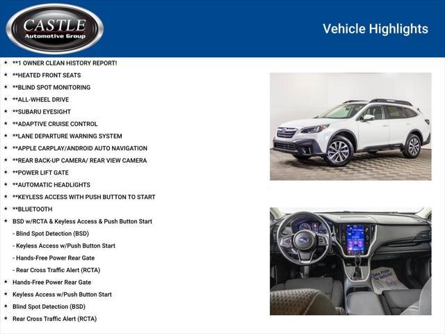 used 2020 Subaru Outback car, priced at $21,977
