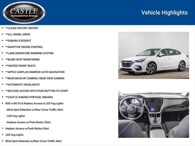 used 2025 Subaru Legacy car, priced at $27,977