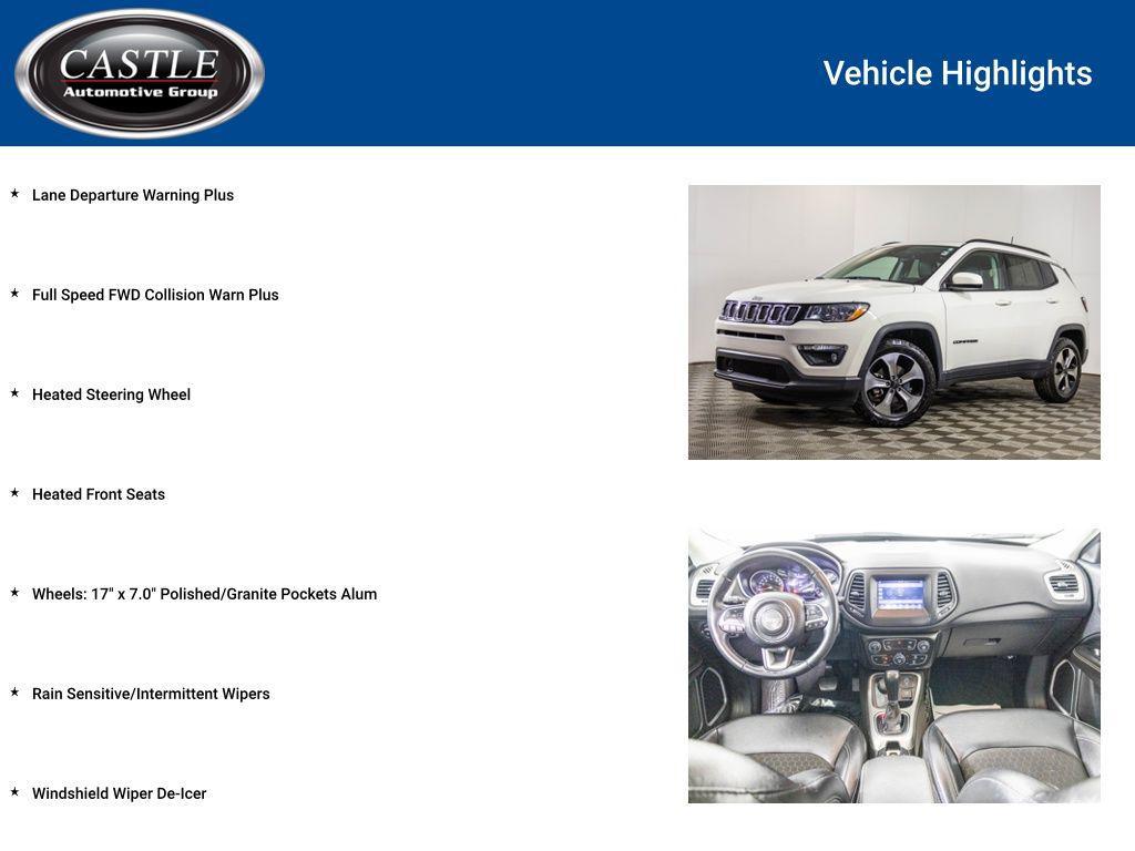 used 2020 Jeep Compass car, priced at $15,777