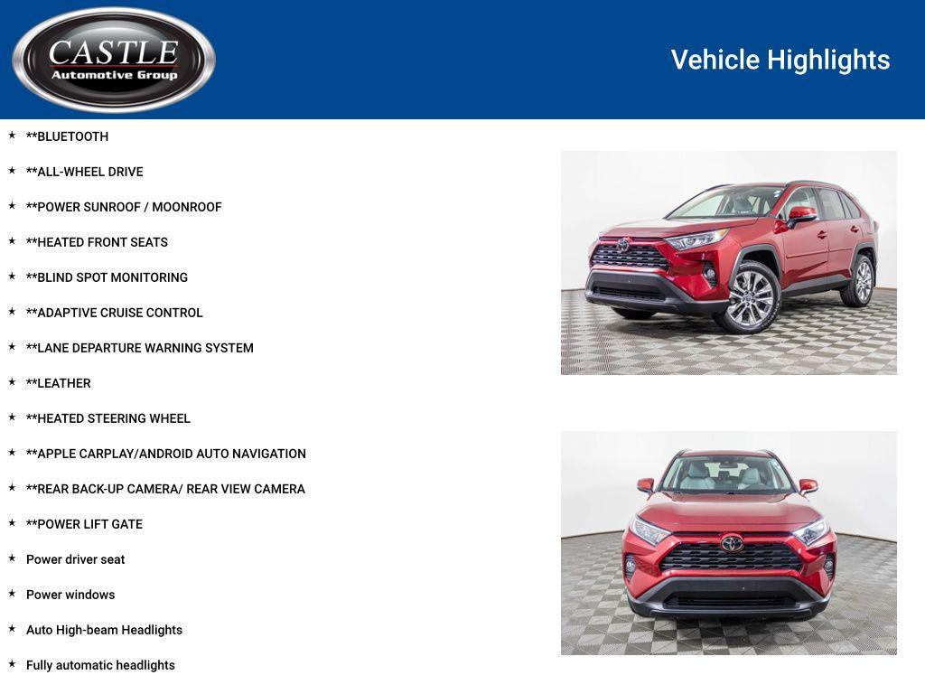 used 2020 Toyota RAV4 car, priced at $28,177