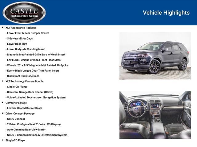 used 2018 Ford Explorer car, priced at $18,977
