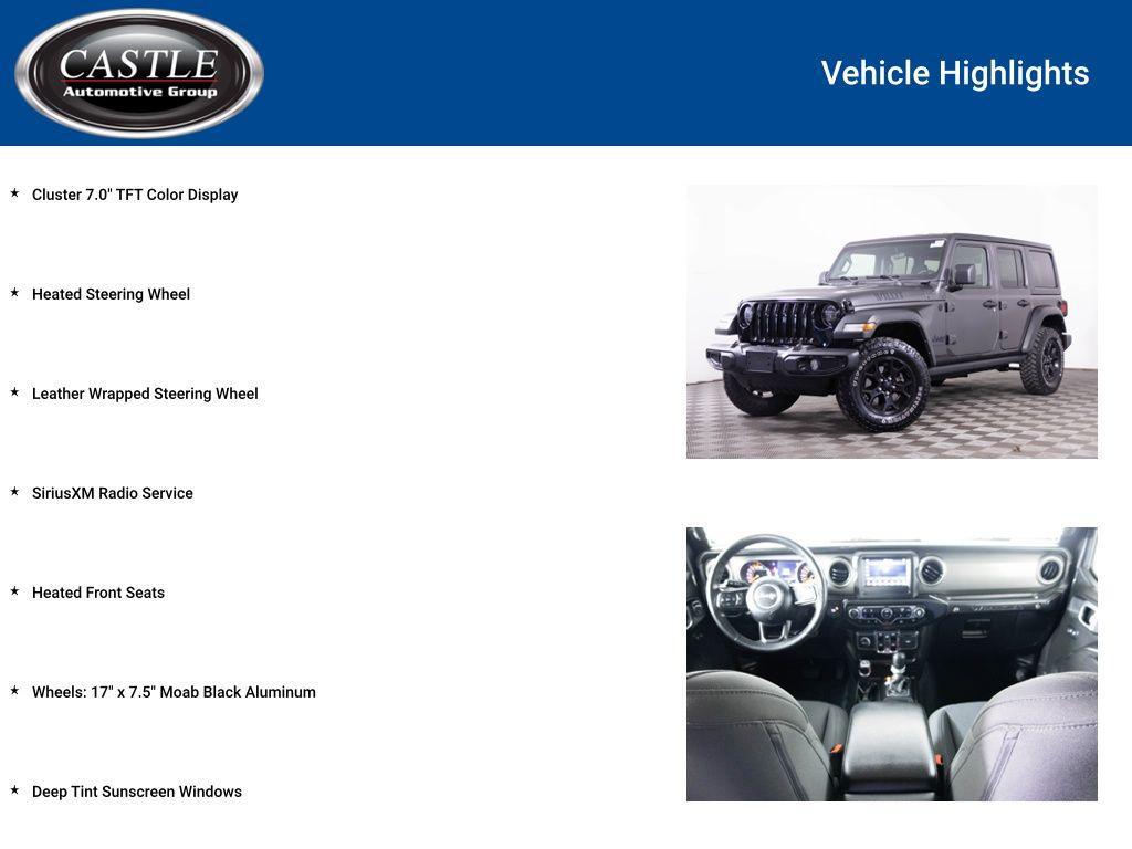 used 2022 Jeep Wrangler car, priced at $30,477