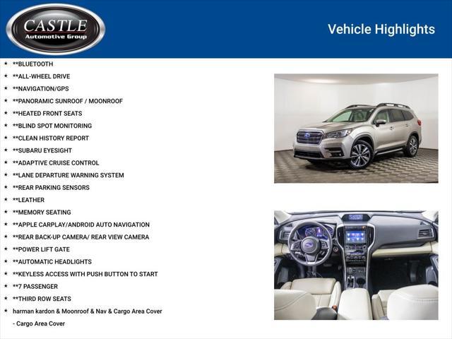 used 2019 Subaru Ascent car, priced at $22,477
