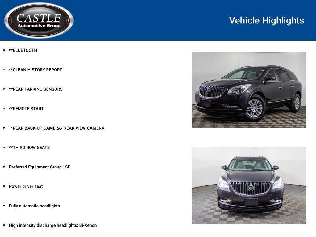 used 2015 Buick Enclave car, priced at $8,977