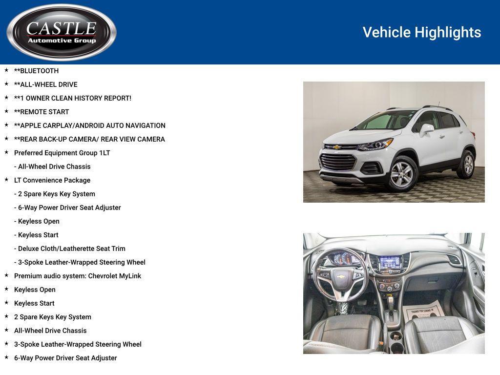 used 2020 Chevrolet Trax car, priced at $14,477