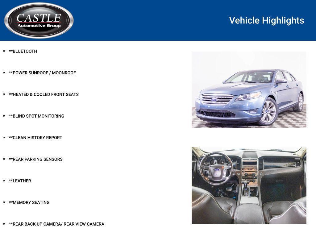 used 2010 Ford Taurus car, priced at $8,477