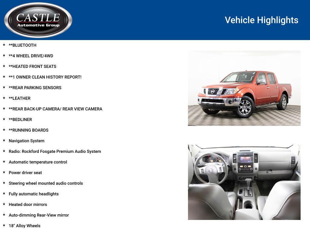 used 2016 Nissan Frontier car, priced at $18,477