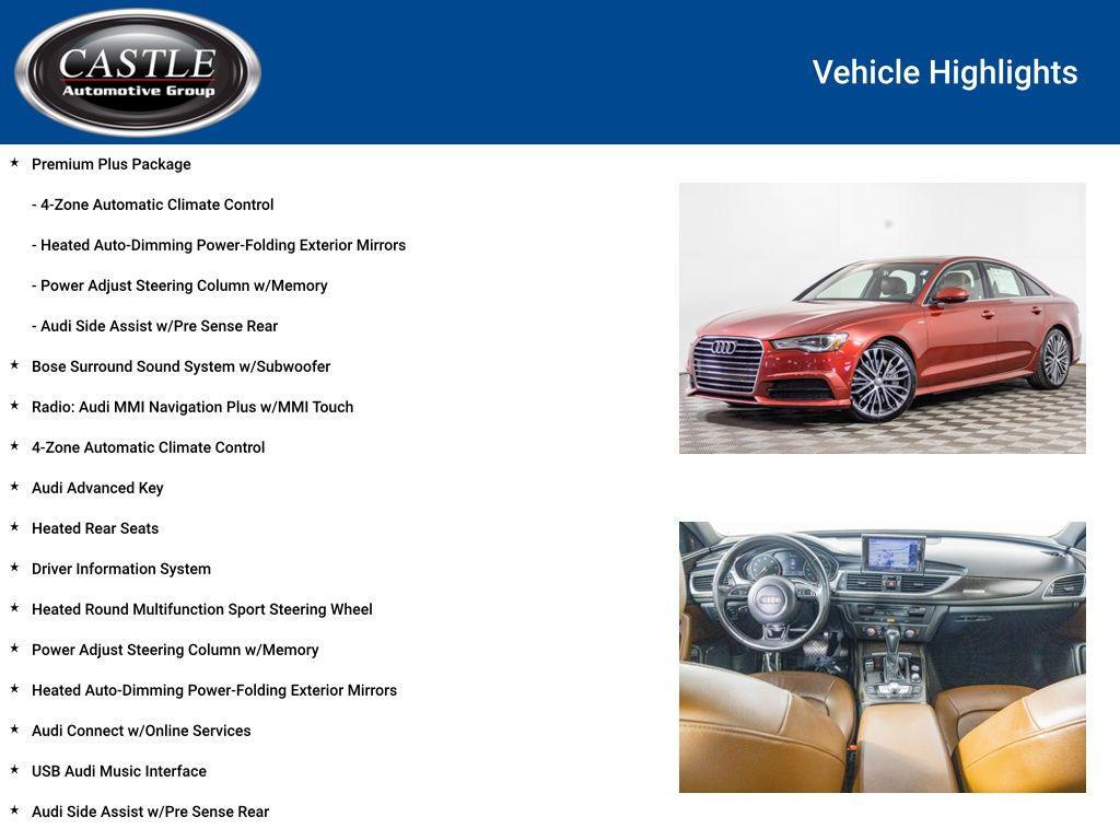 used 2017 Audi A6 car, priced at $13,677