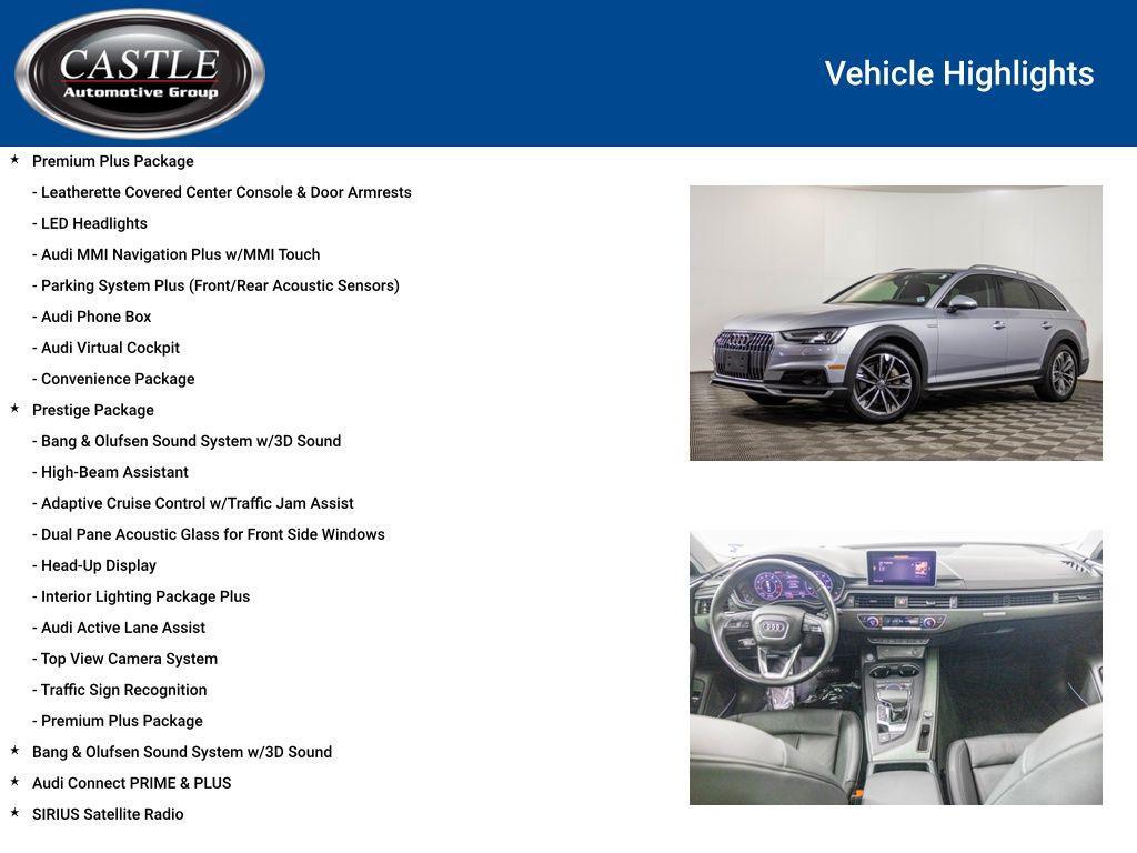 used 2019 Audi A4 allroad car, priced at $23,477