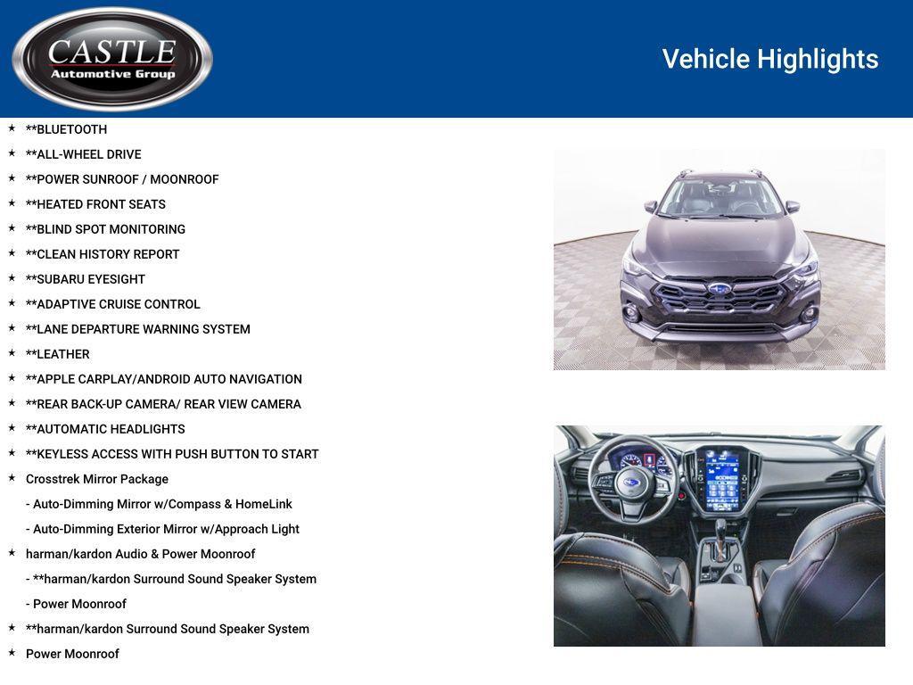 used 2025 Subaru Crosstrek car, priced at $29,677
