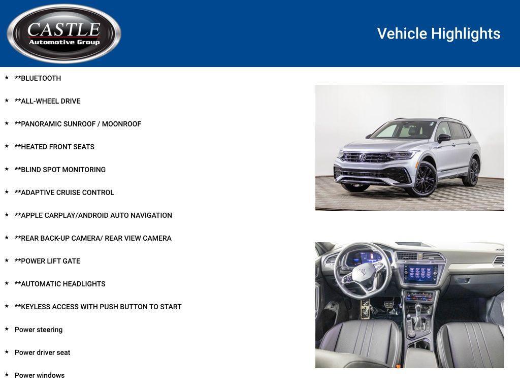 used 2022 Volkswagen Tiguan car, priced at $24,977
