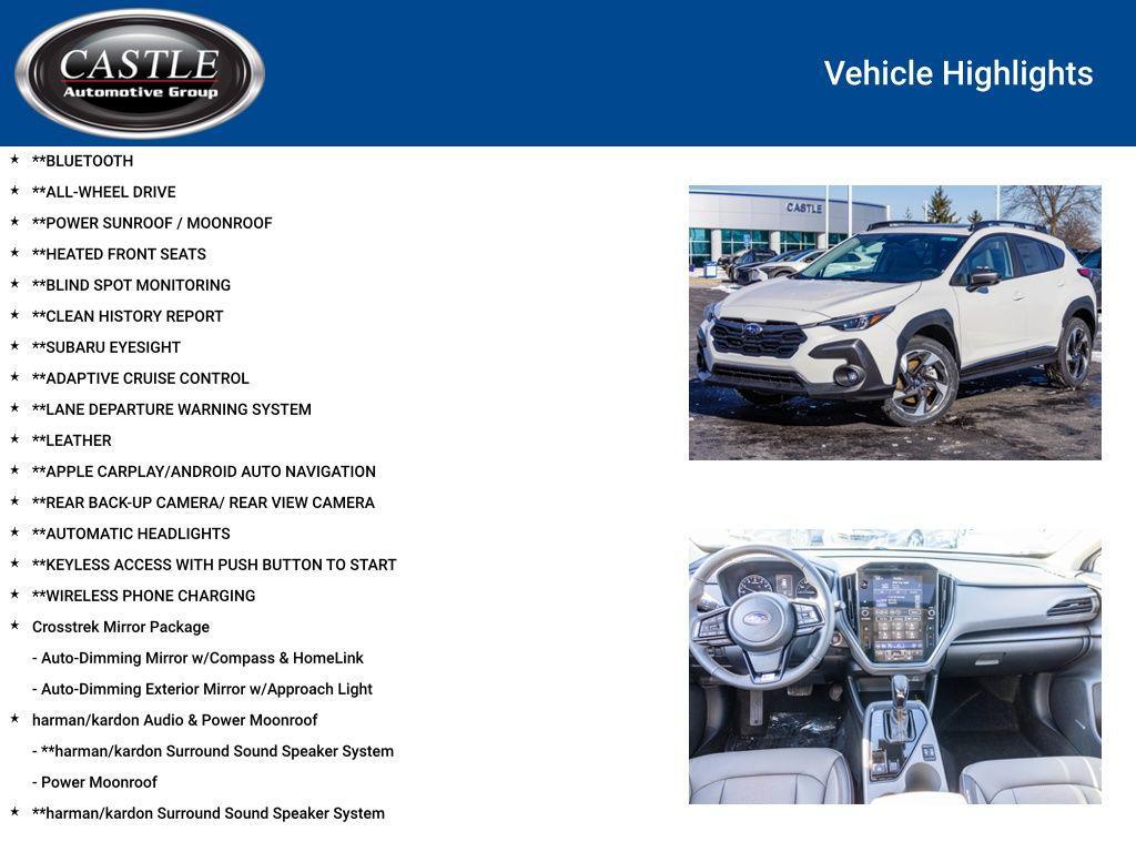 used 2025 Subaru Crosstrek car, priced at $30,977