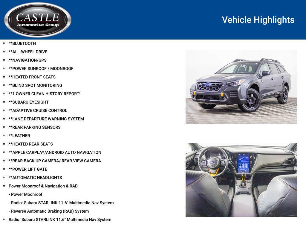 used 2023 Subaru Outback car, priced at $31,977