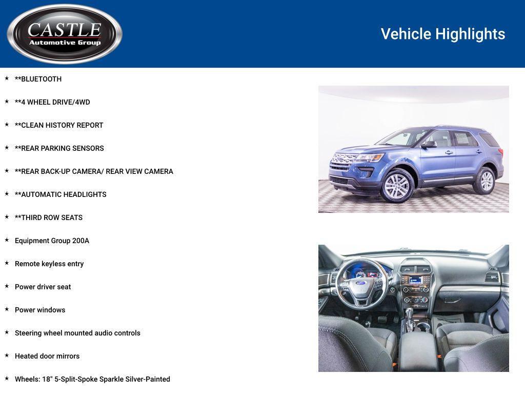 used 2019 Ford Explorer car, priced at $21,277