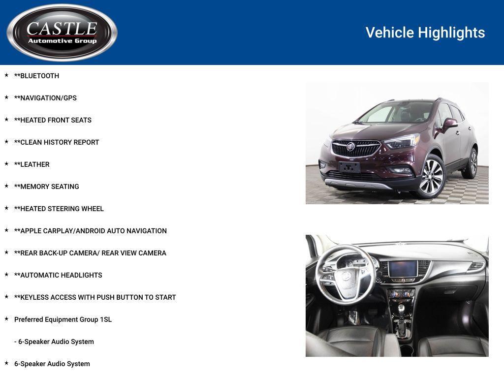 used 2017 Buick Encore car, priced at $9,277