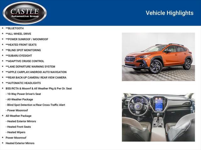 used 2024 Subaru Crosstrek car, priced at $28,477