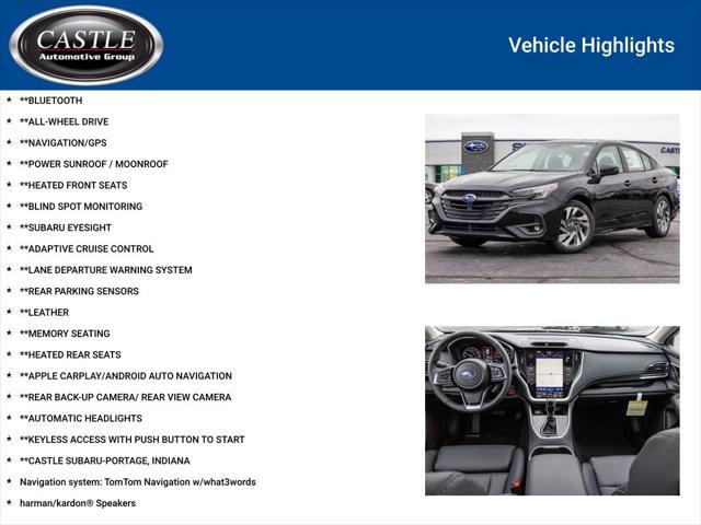used 2025 Subaru Legacy car, priced at $30,477