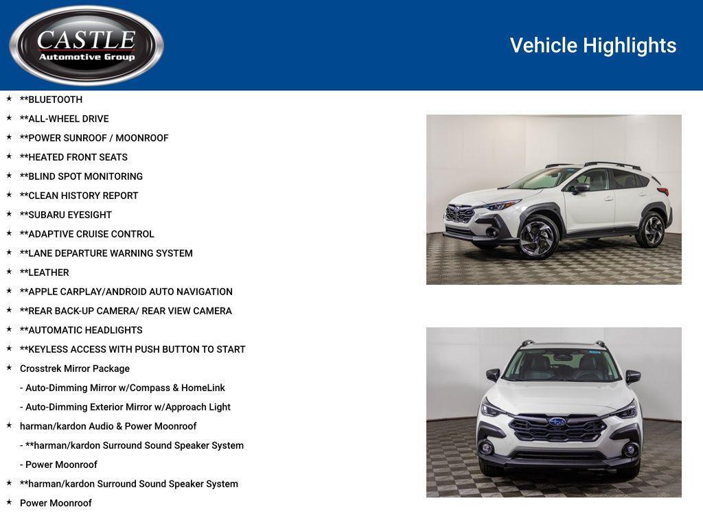 used 2025 Subaru Crosstrek car, priced at $29,277