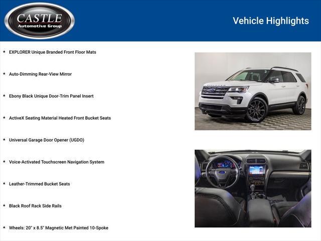 used 2019 Ford Explorer car, priced at $19,277