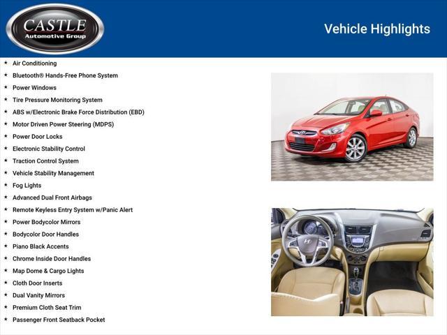 used 2012 Hyundai Accent car, priced at $6,177
