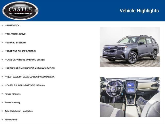 used 2025 Subaru Forester car, priced at $28,477